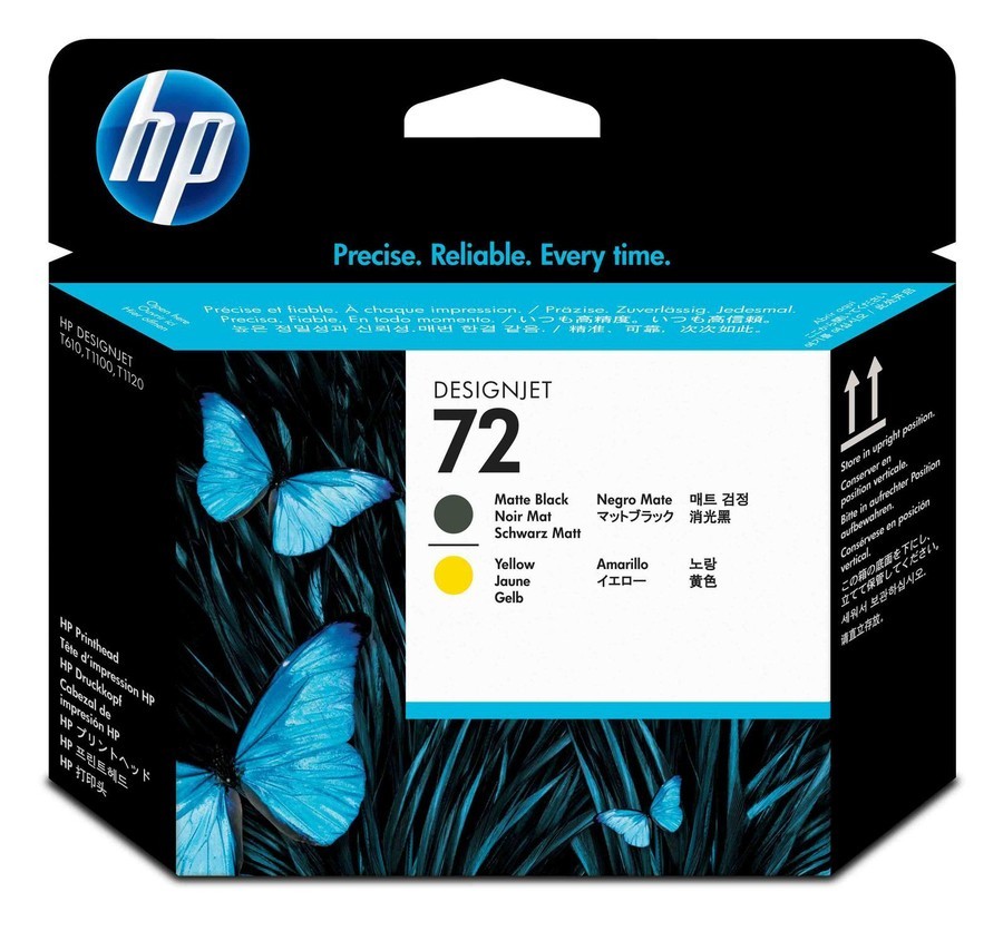 Consumables :: Printheads :: HP 72 Matte Black and Yellow Printhead ...